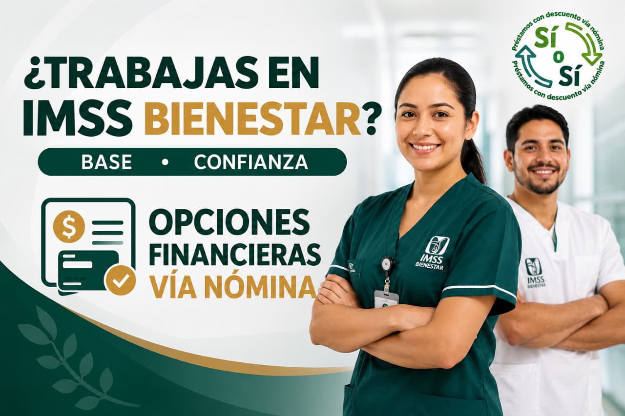 Personal de salud y opciones financieras vía nómina para personal activo de IMSS Bienestar